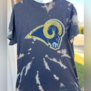 Navy blue tie-dye Rams tee men’s size medium #NFL #RamsNation